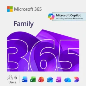 Microsoft 365 Family – 6 Users, 1 Year Key