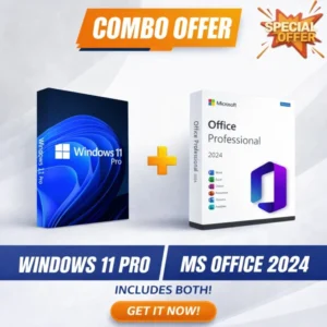 Windows 11 Pro + Office 2024 Pro Plus Lifetime Bundle